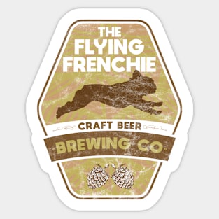 Flying Frenchie Brewing Co Sticker